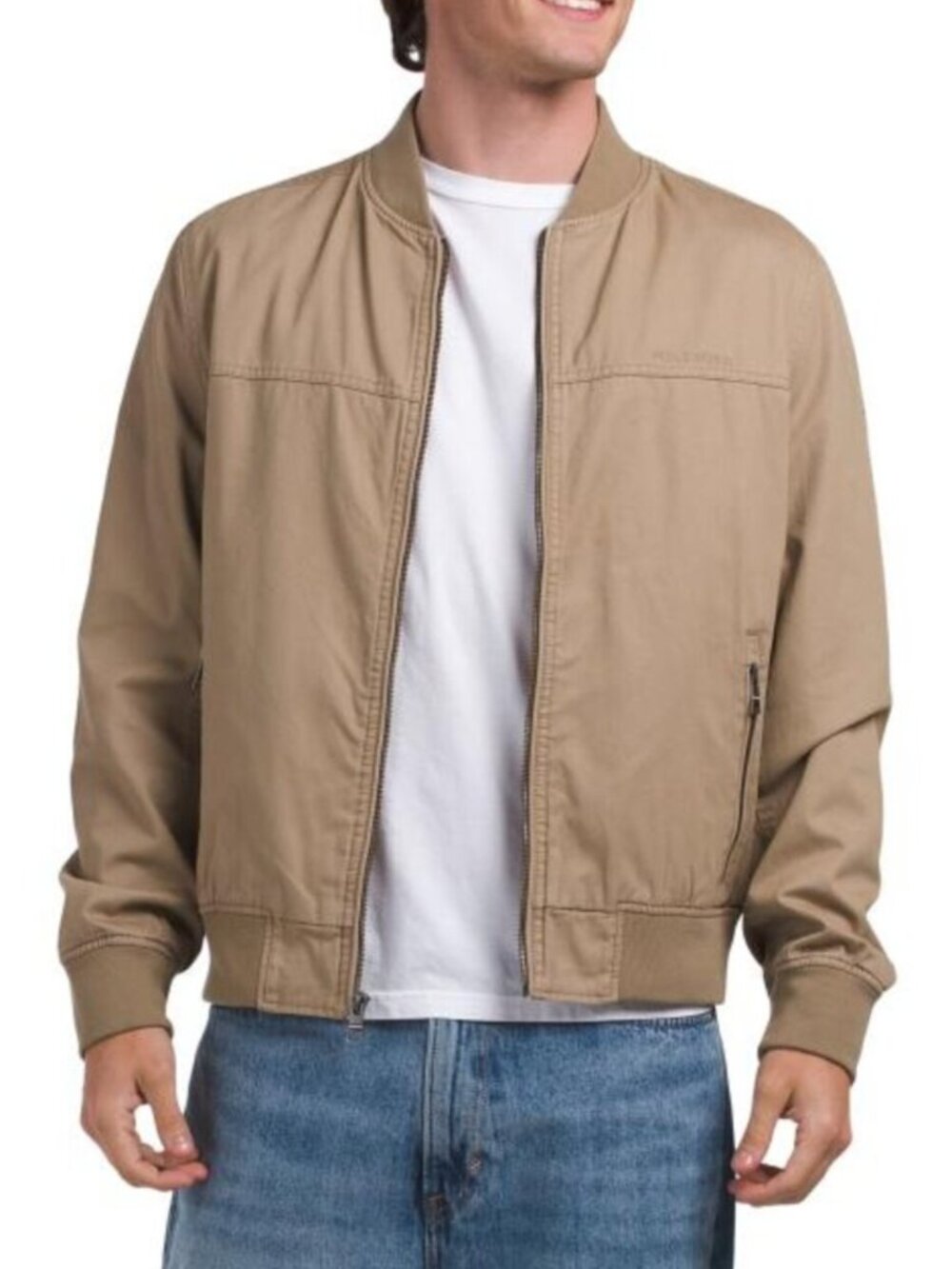TOMMY HILFIGER Washed Cotton Chester Bomber Jacket